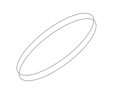 Graphic showing ellipses - background element